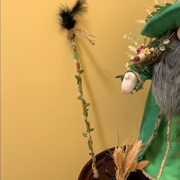Enchanted Forest Wizard Gnome or Gandalf The Green Decor NWT - Picture 12 of 16